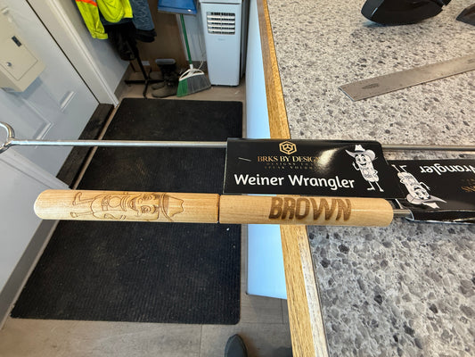 "Grill Master Hacks: Elevate Your camp fire with the Ultimate Wiener Wrangler Hot Dog Stick!"