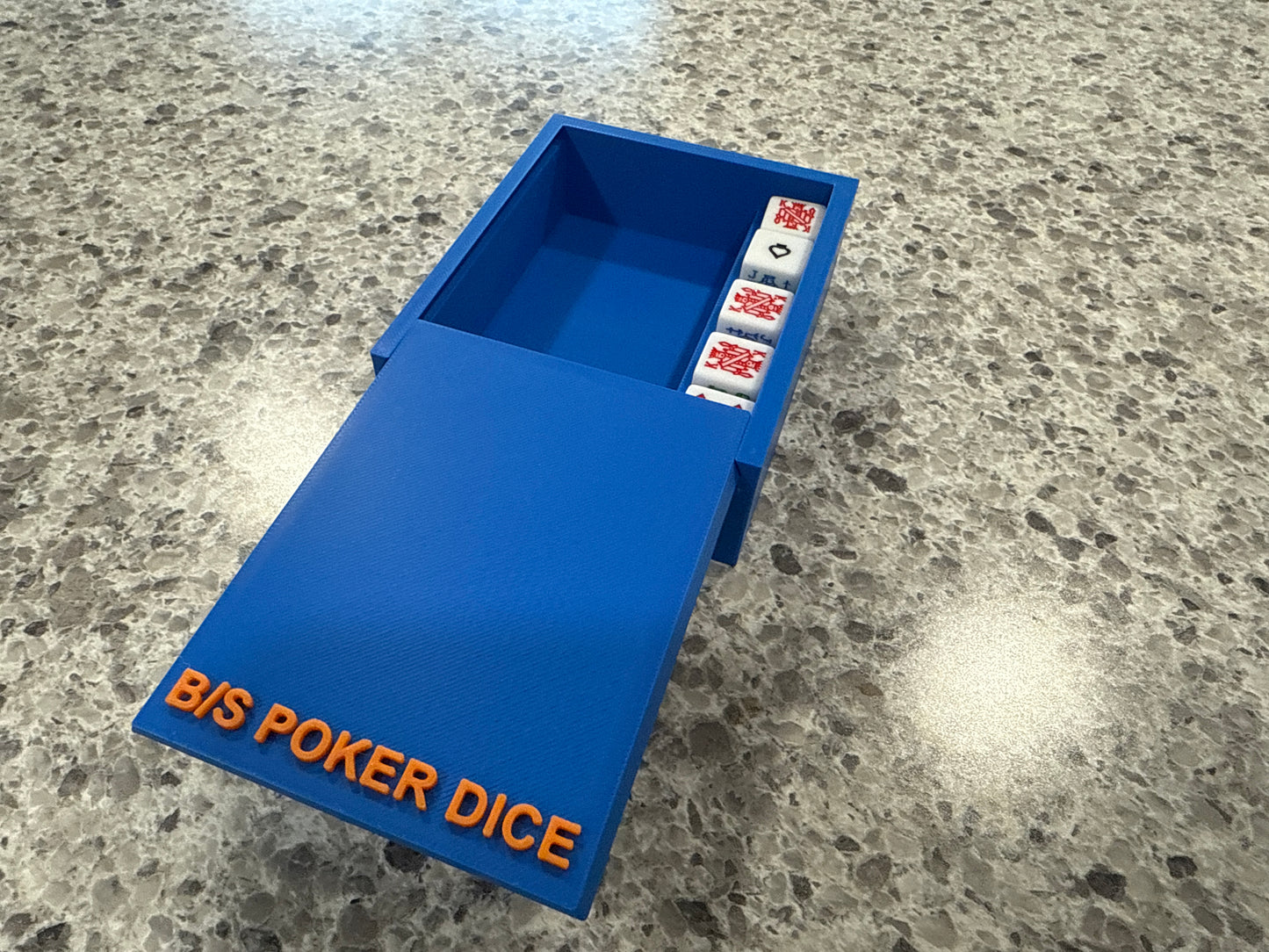 Poker dice game also call Bullshit poker