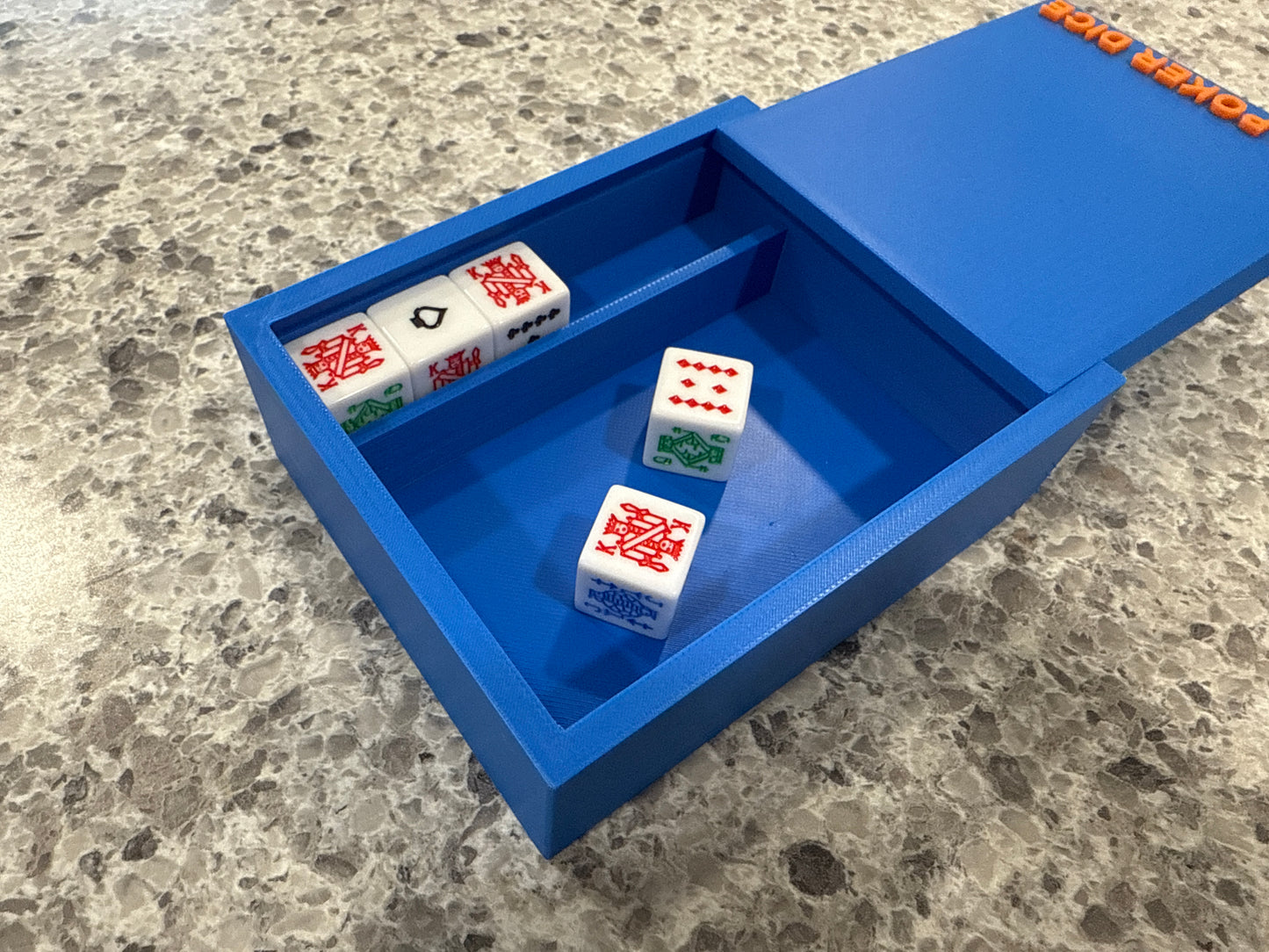 Poker dice game also call Bullshit poker