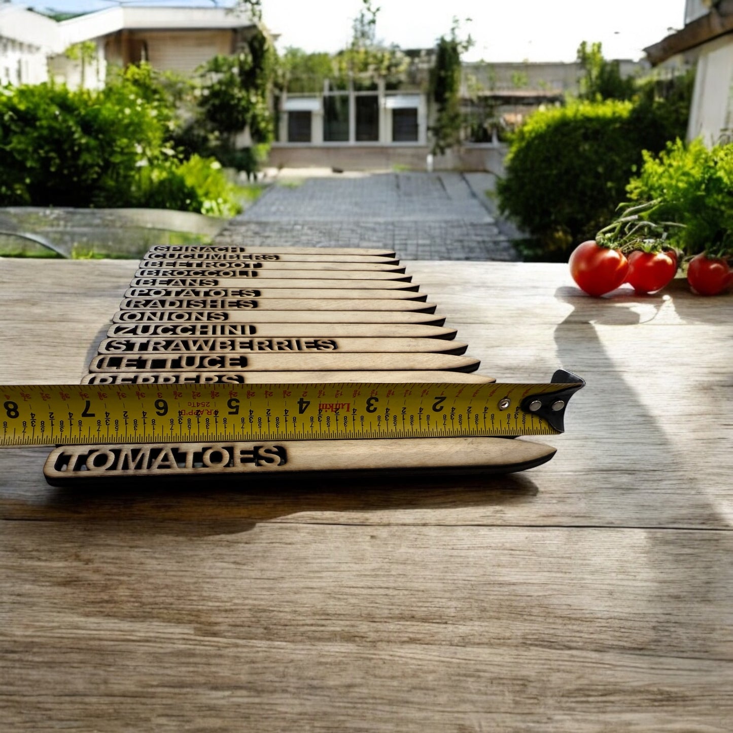 Garden marker stacks