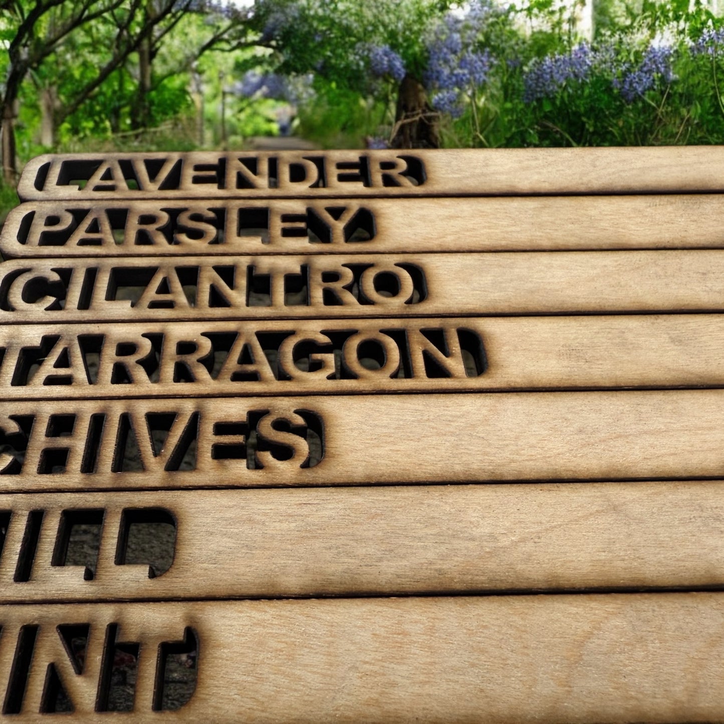 Garden marker stacks