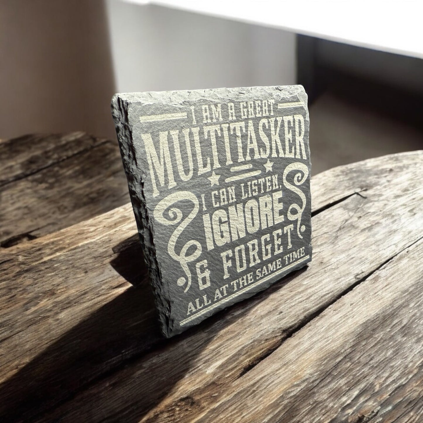 Slate Coaster with funny sayings