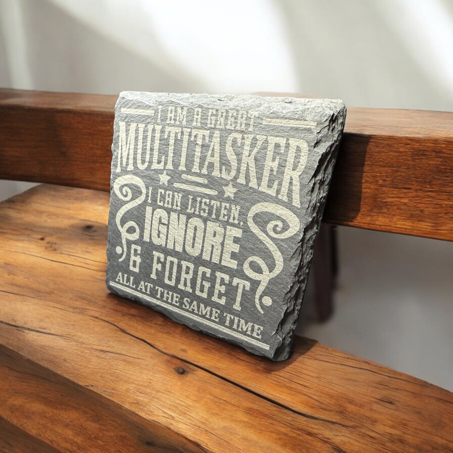 Slate Coaster with funny sayings