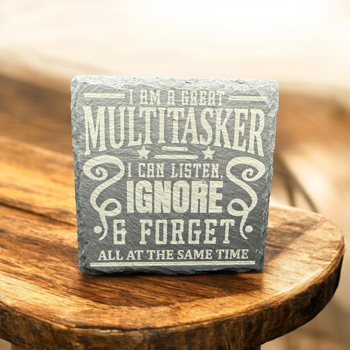 Slate Coaster with funny sayings