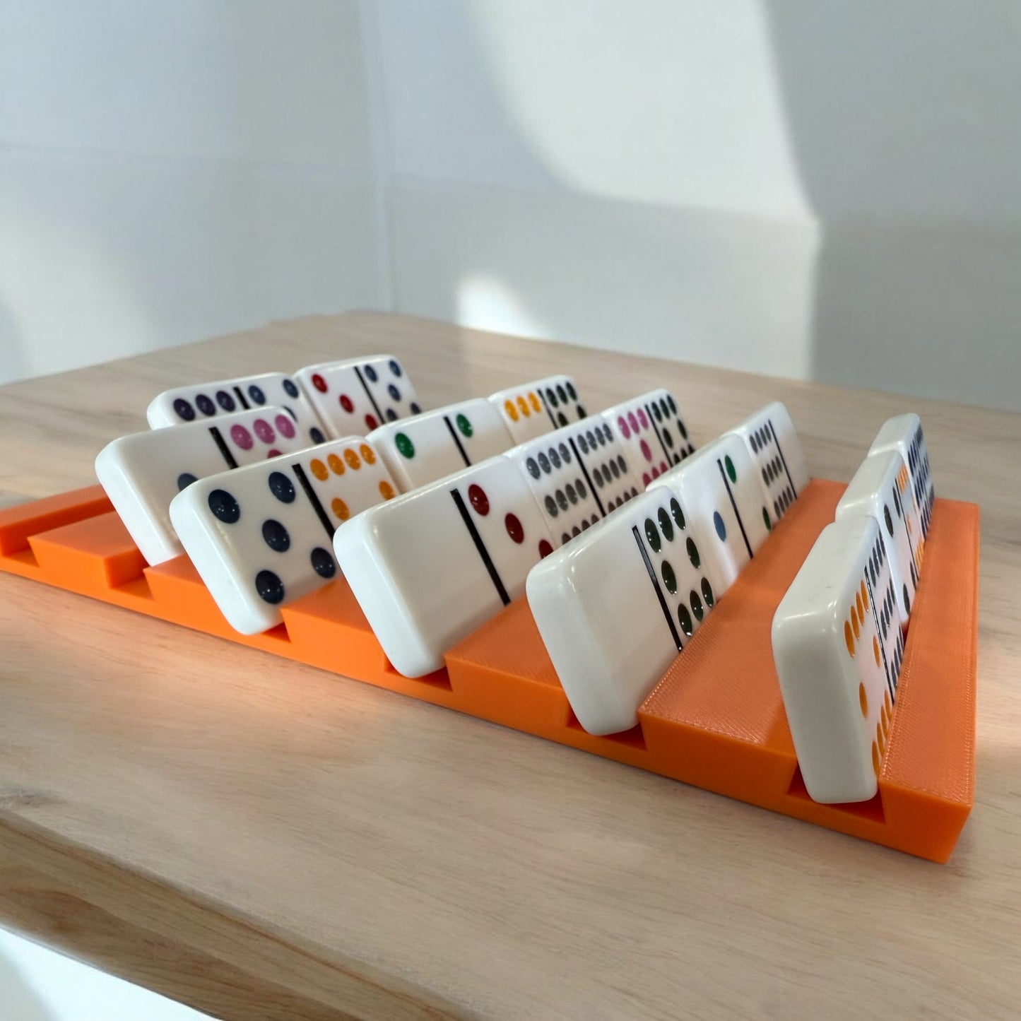 Tile holder for Mexican Trains or any tile game out there