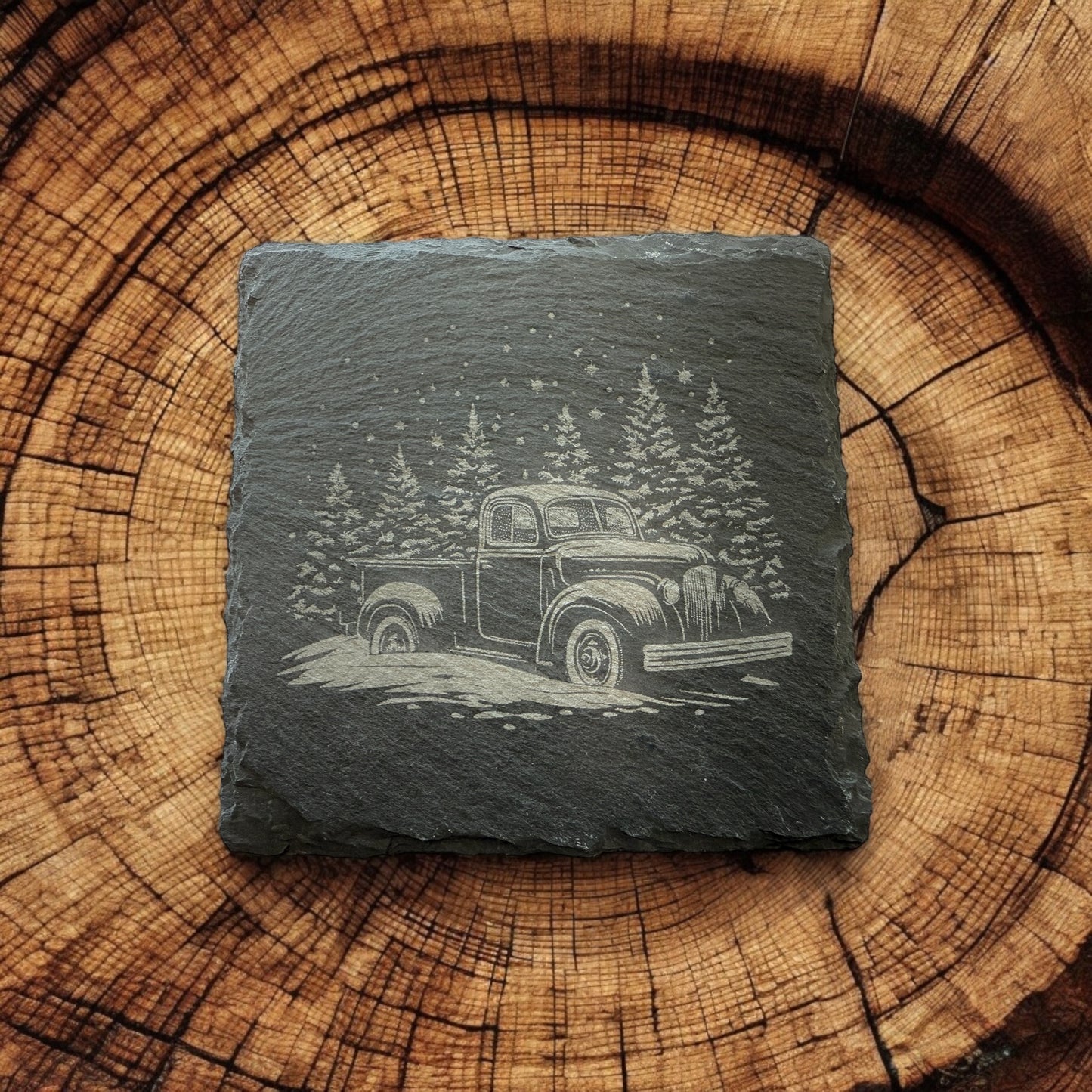 Winter Ford coaster set