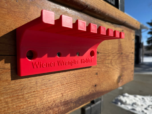 Wiener Wrangler Hot dog stick Holder