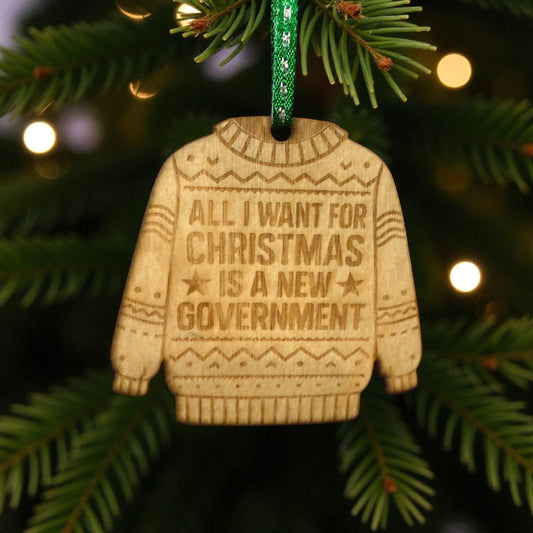 Christmas ugly sweater ornament