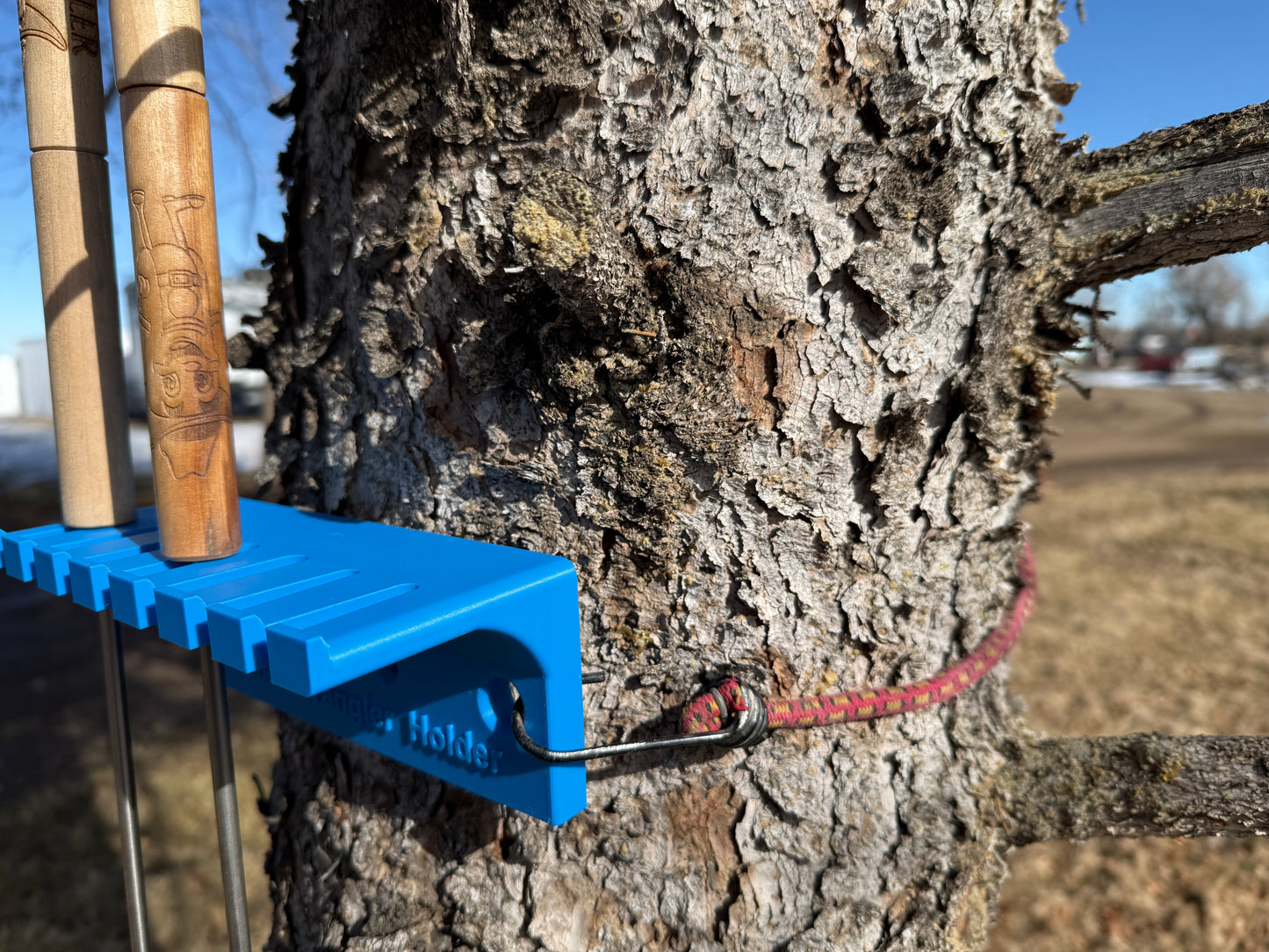 Wiener Wrangler stick holder