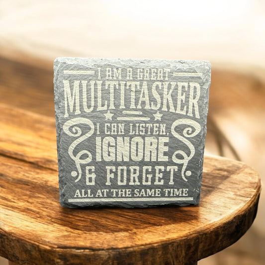 Slate Coaster with funny sayings