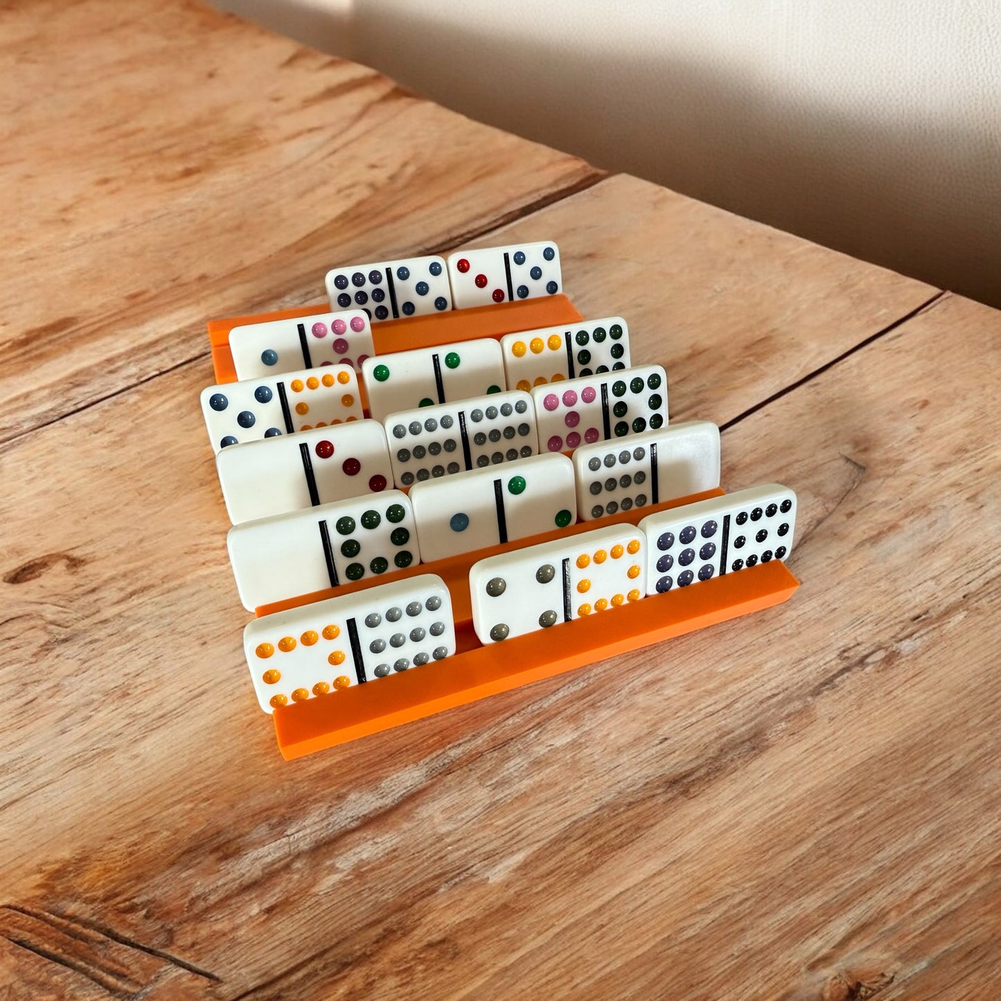 Tile holder for Mexican Trains or any tile game out there