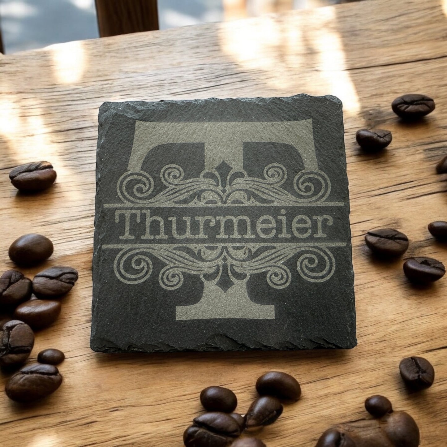 Coaster with Monogram