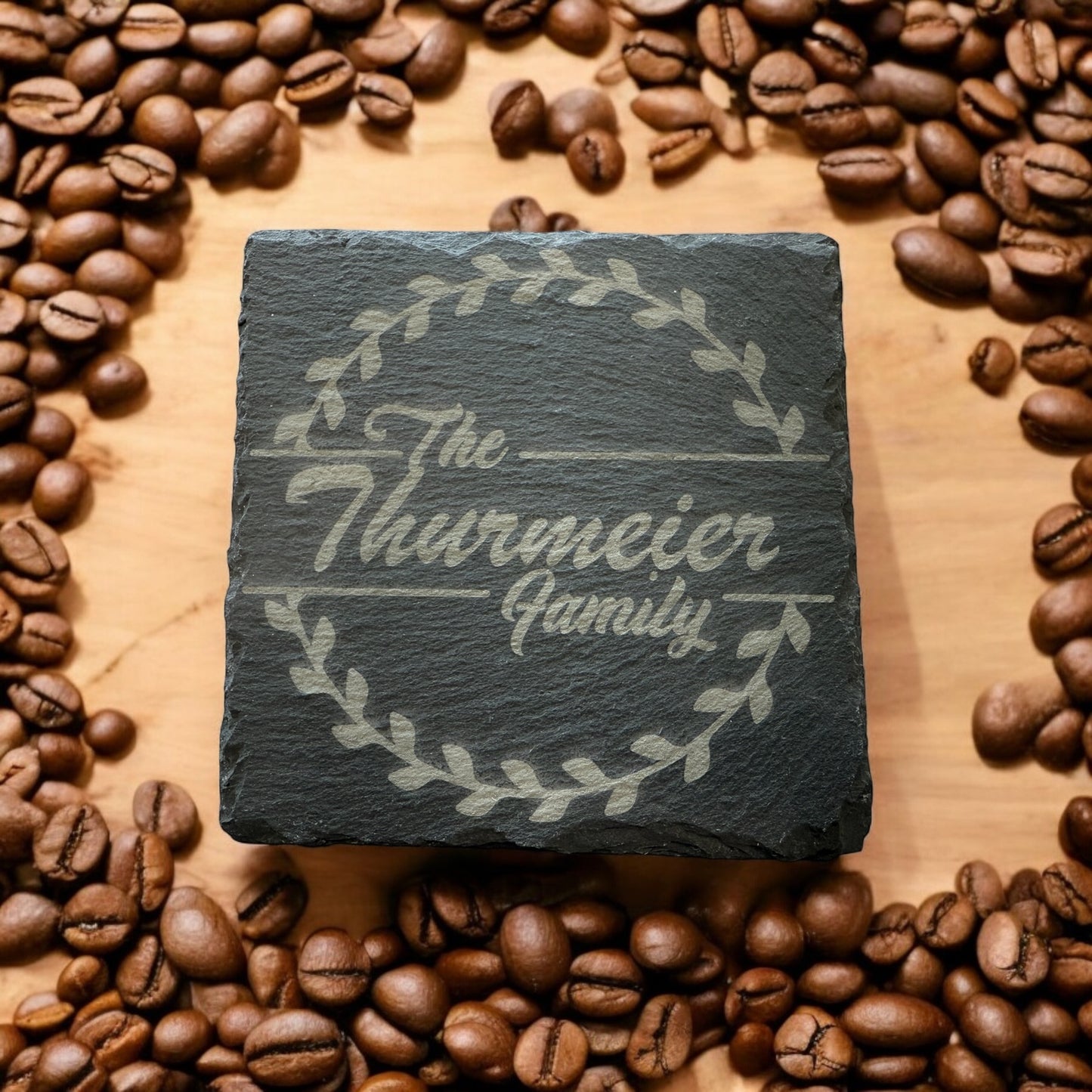 Coaster with Monogram