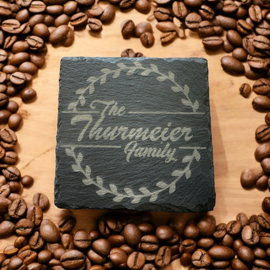 Coaster with Monogram