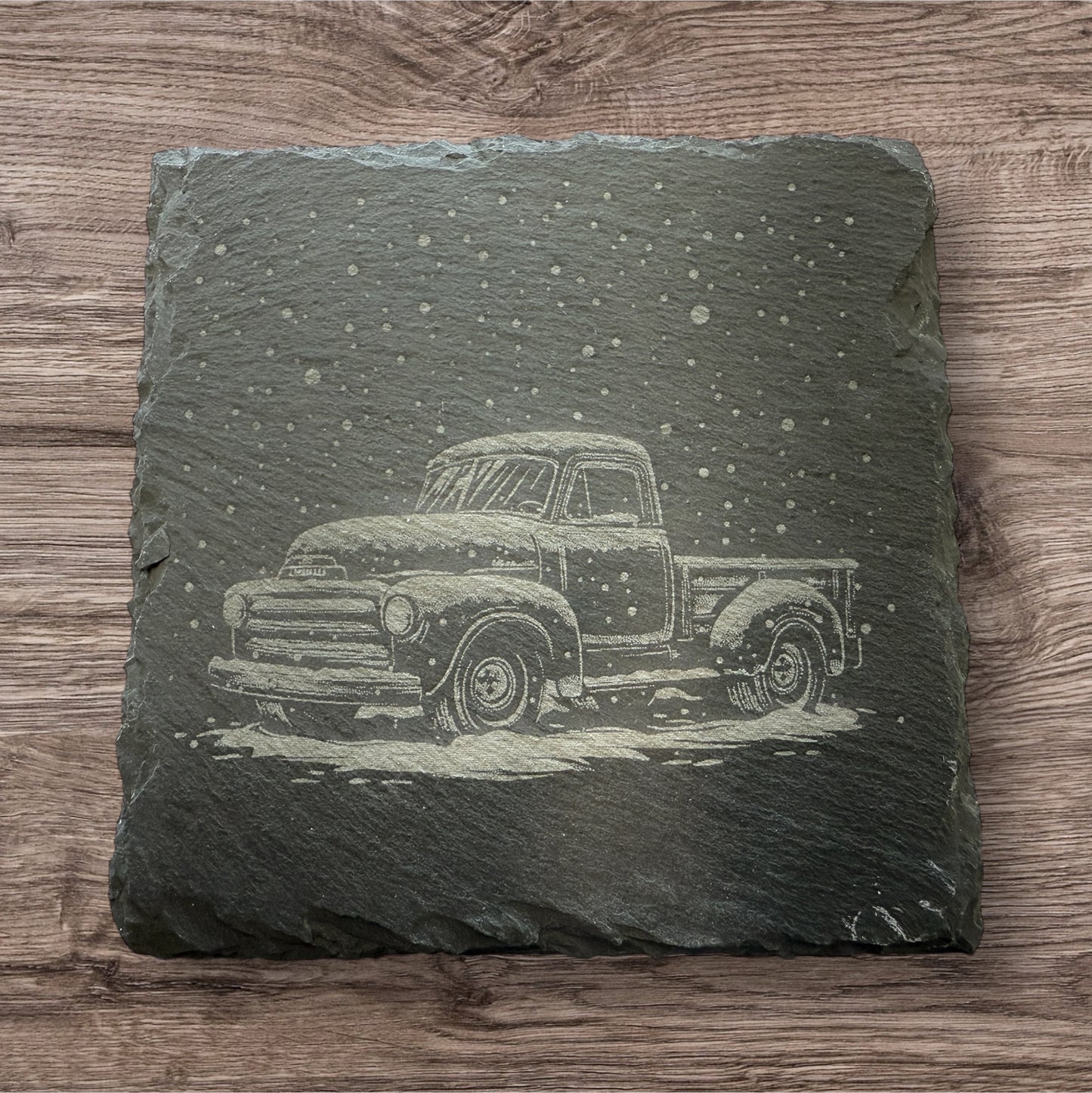 Winter Ford coaster set