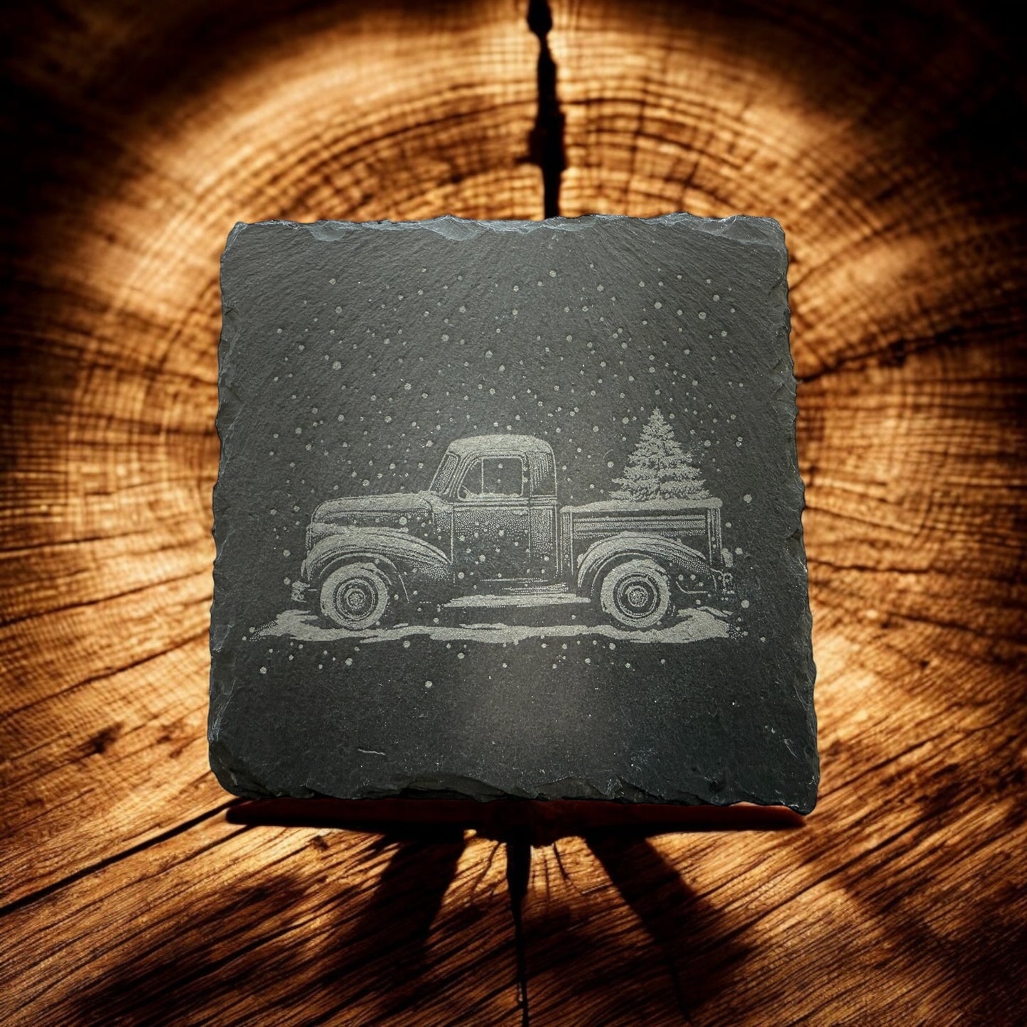 Winter Ford coaster set