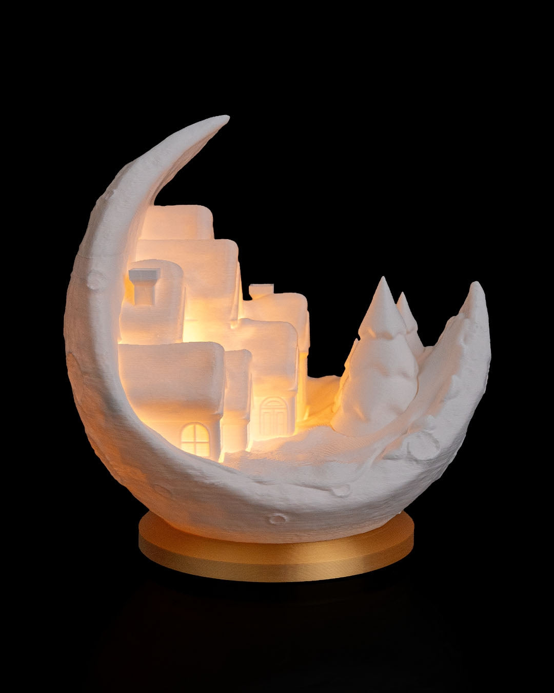 Village on the Moon table light